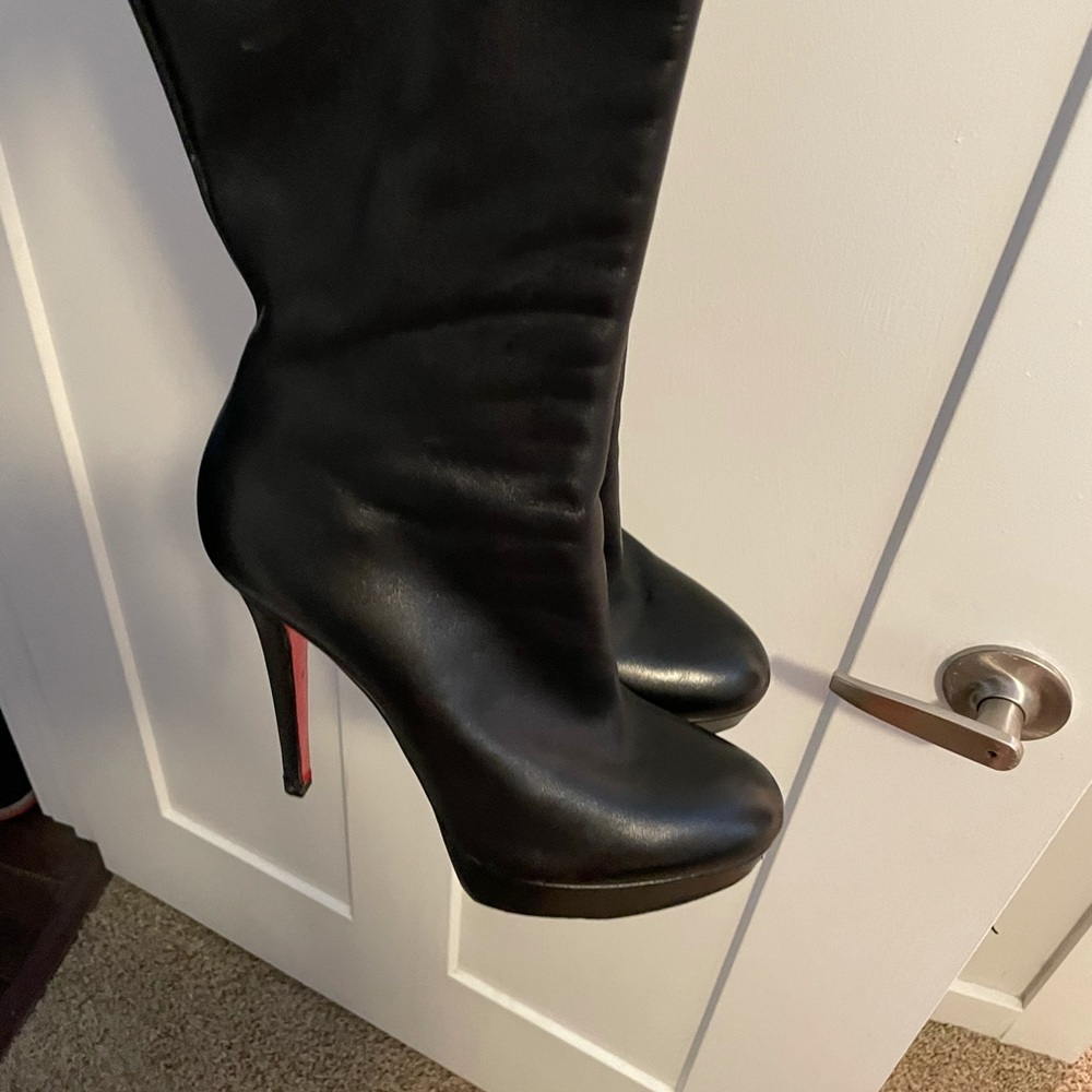 Christian Louboutin Black Bianca boot